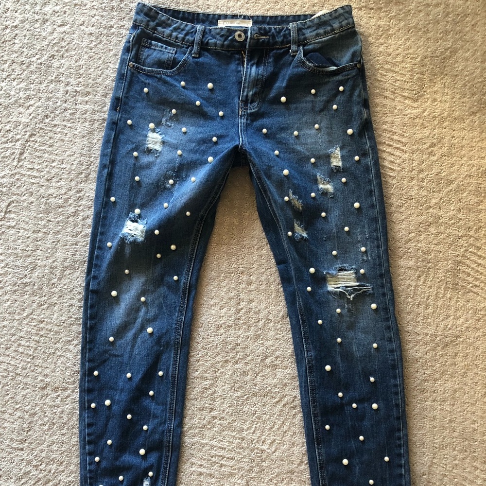 Trendy Pearl Denim